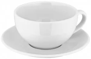 Large Cappuccino Cups & Saucers 12oz x6 - Coffee Supplies